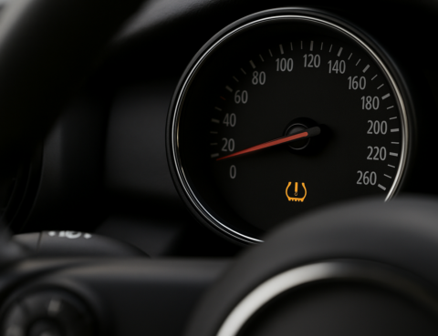 Systém TPMS si v aute začneme reálne všímať až potom, čo sa rozsvieti kontrolka na palubnej doske.